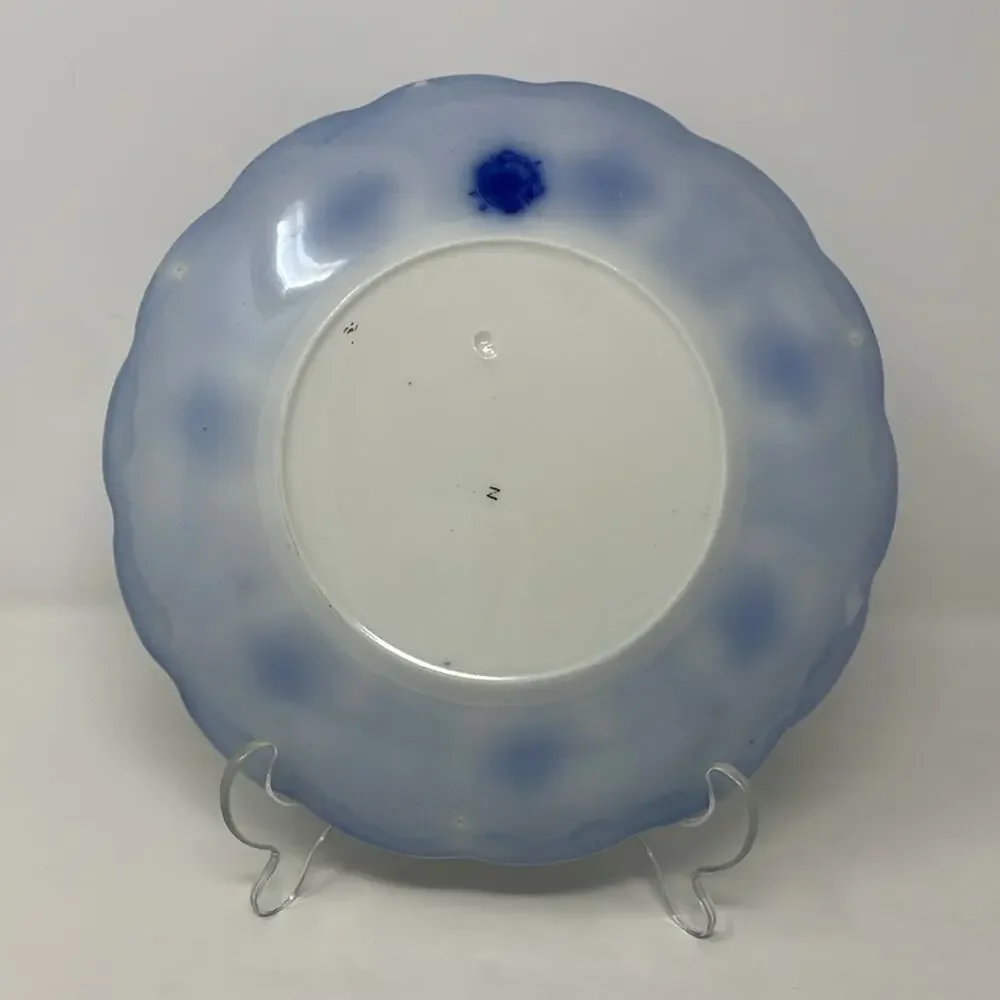 Antique Grindley Melbourne Flow Blue Luncheon Plate
